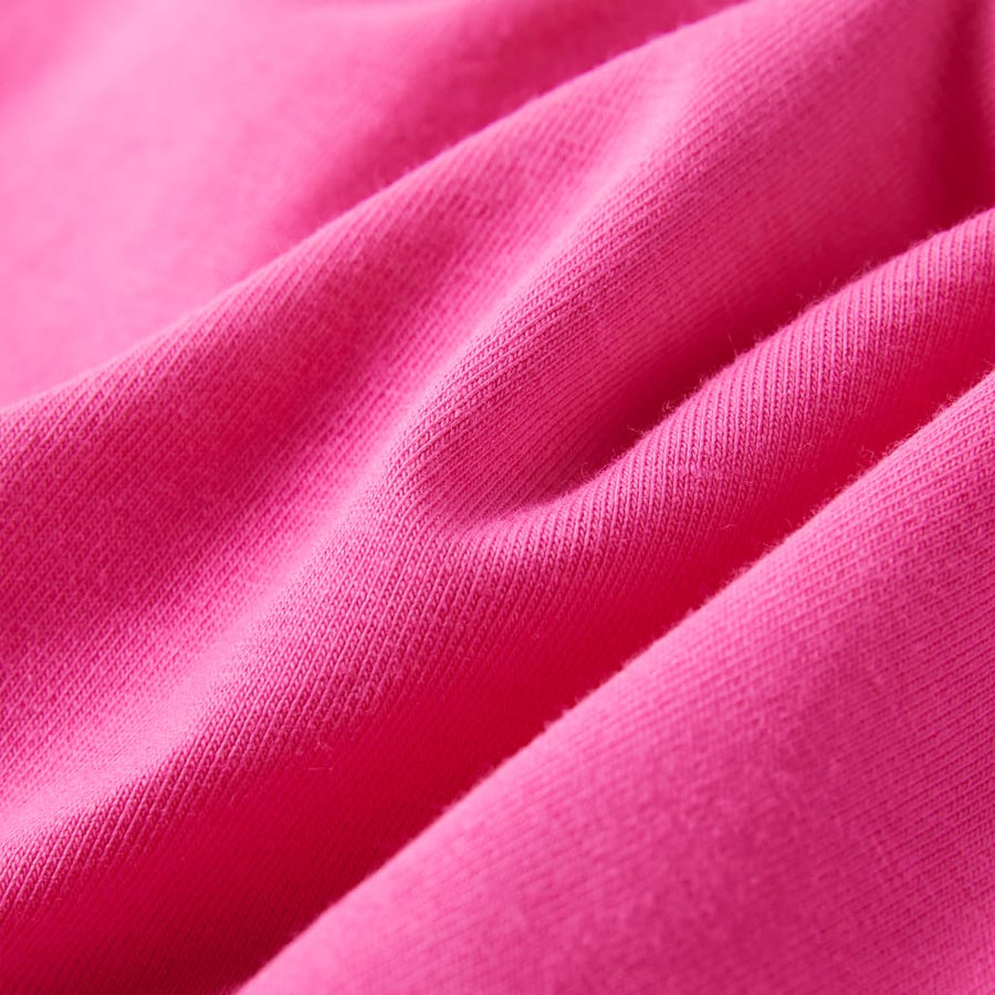 Kindershirt met kapmouwen 104 donkerroze Roze