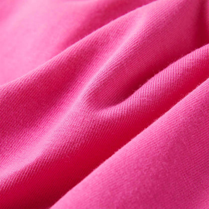 Kindershirt met kapmouwen 116 donkerroze Roze