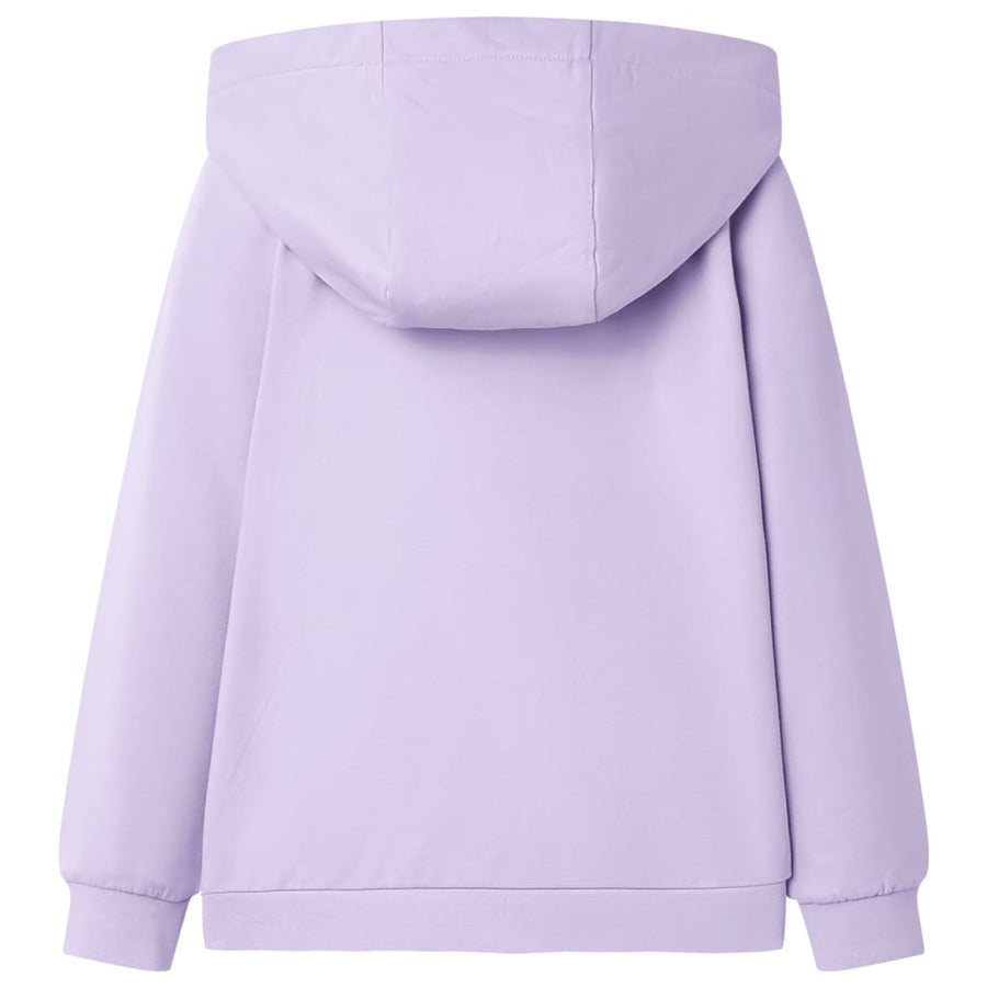 Kindervest met capuchon 104 lila Lila 104