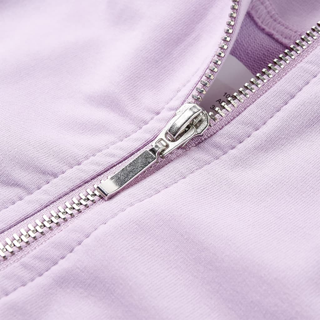 Kindervest met capuchon 104 lila Lila 104