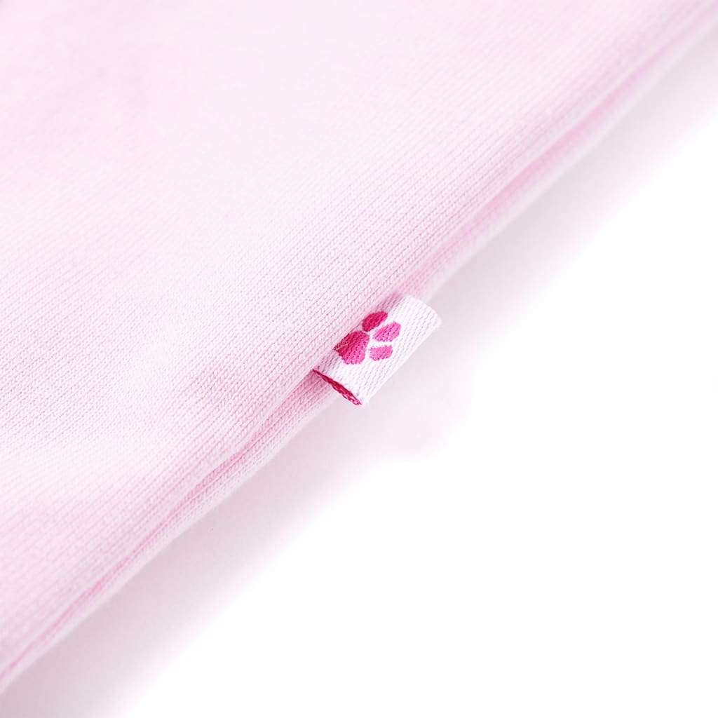 Kindervest met capuchon 116 lichtroze Roze 116