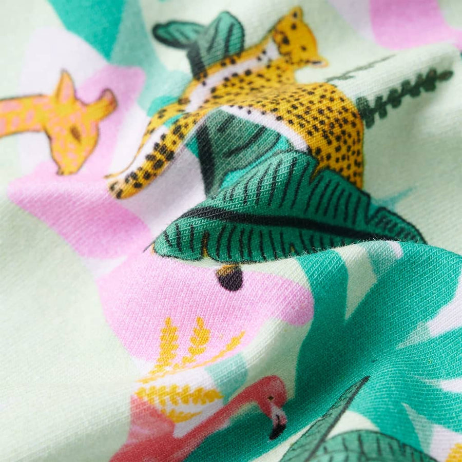 Kindershorts met trekkoord 92 lichtmintkleurig 92
