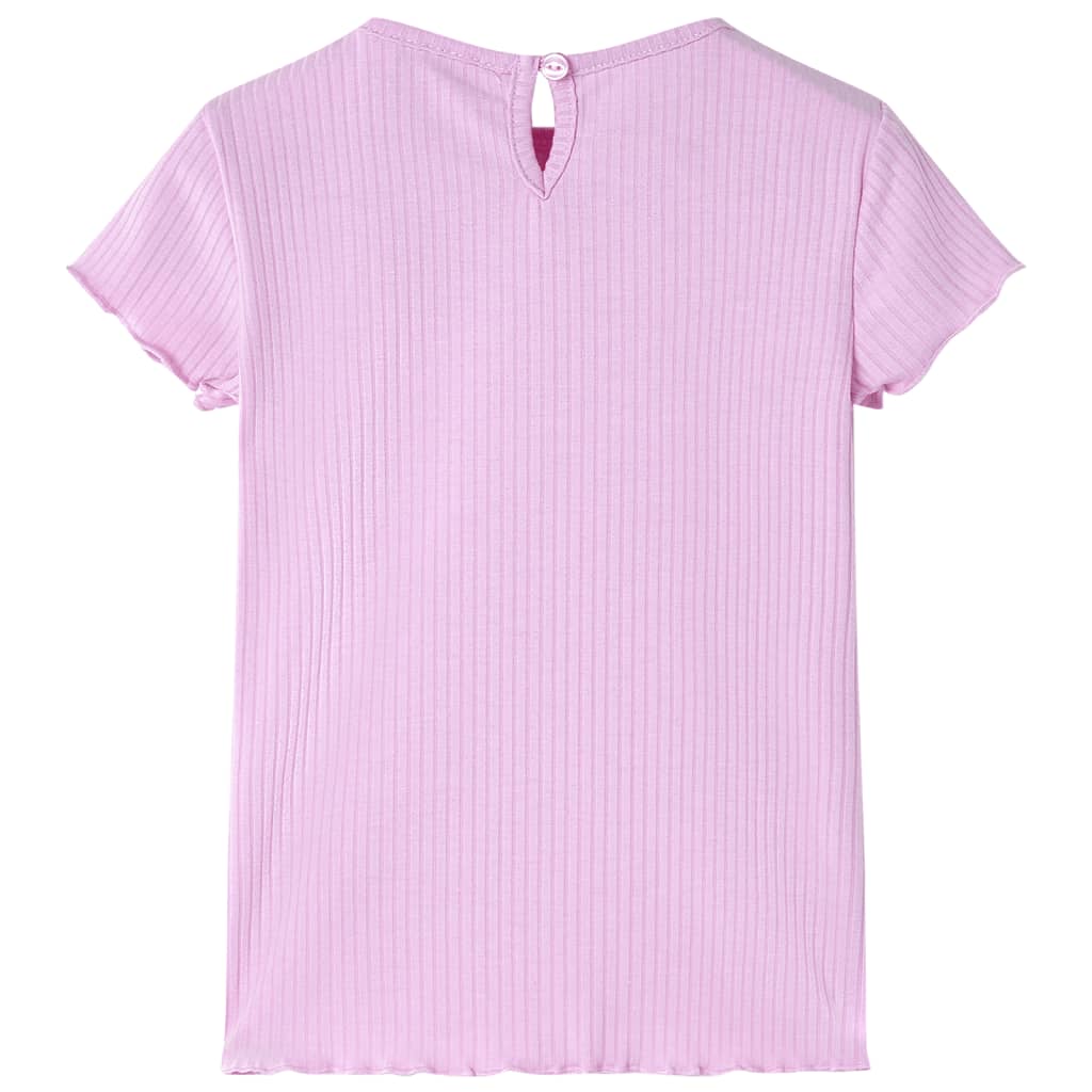 Kindershirt 116 lichtroze Roze