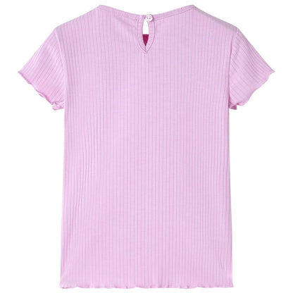 Kindershirt 116 lichtroze Roze