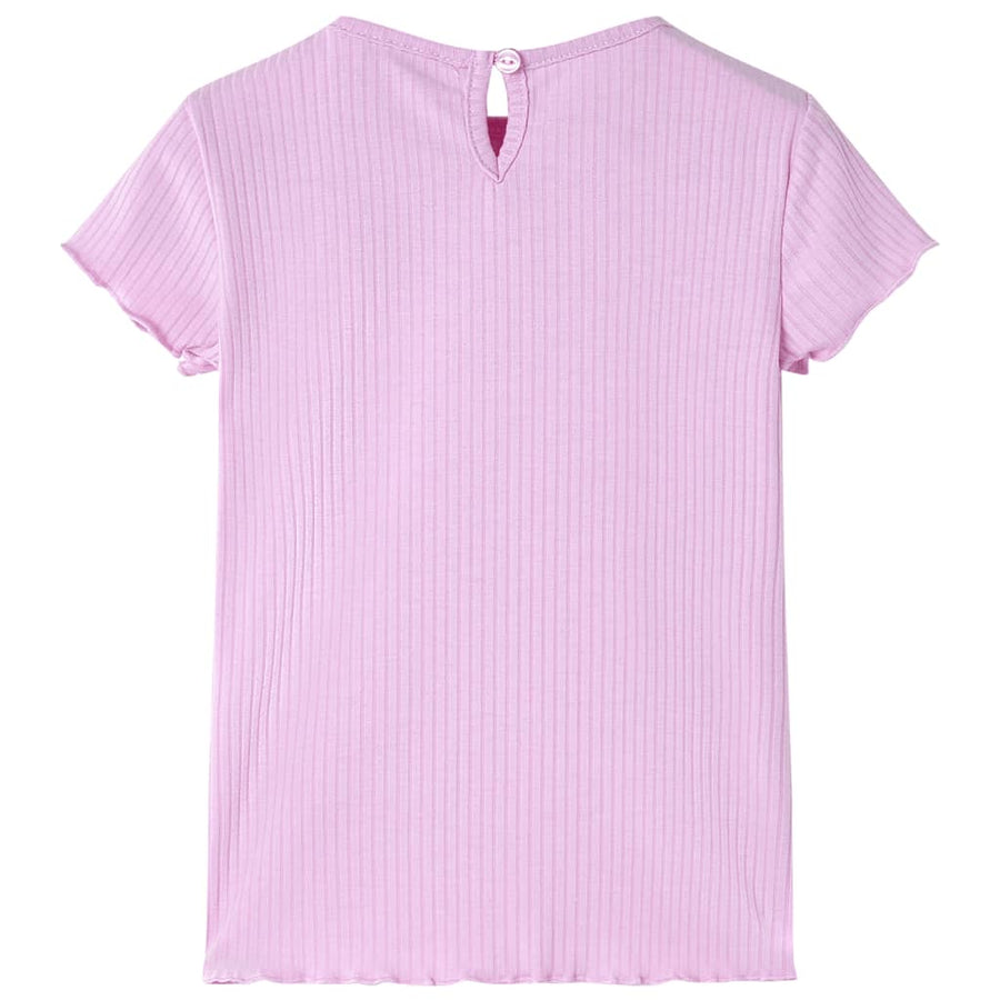 Kindershirt 116 lichtroze Roze