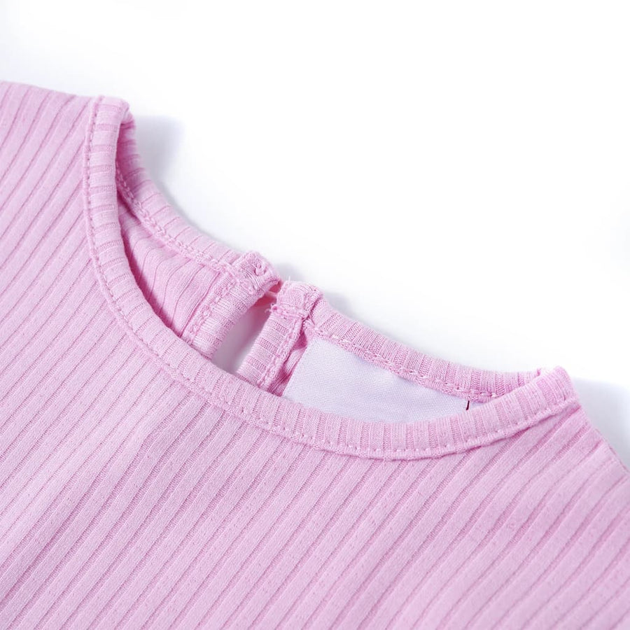 Kindershirt 116 lichtroze Roze