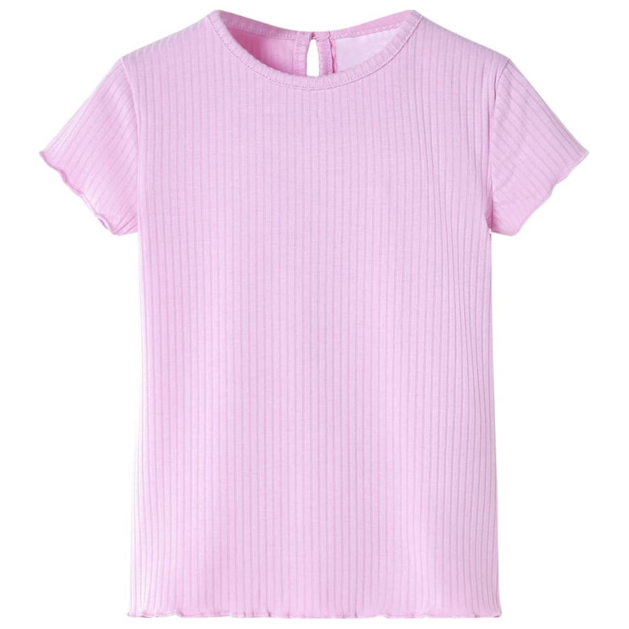 Kindershirt 128 lichtroze Roze