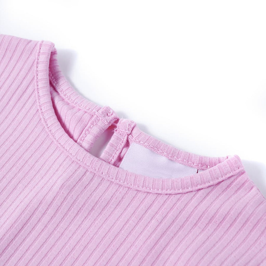 Kindershirt 128 lichtroze Roze