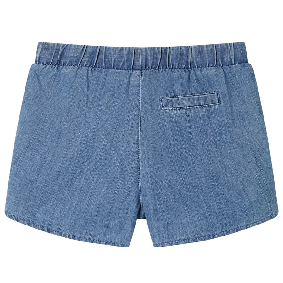 Kindershorts 116 denimblauw Blauw 116
