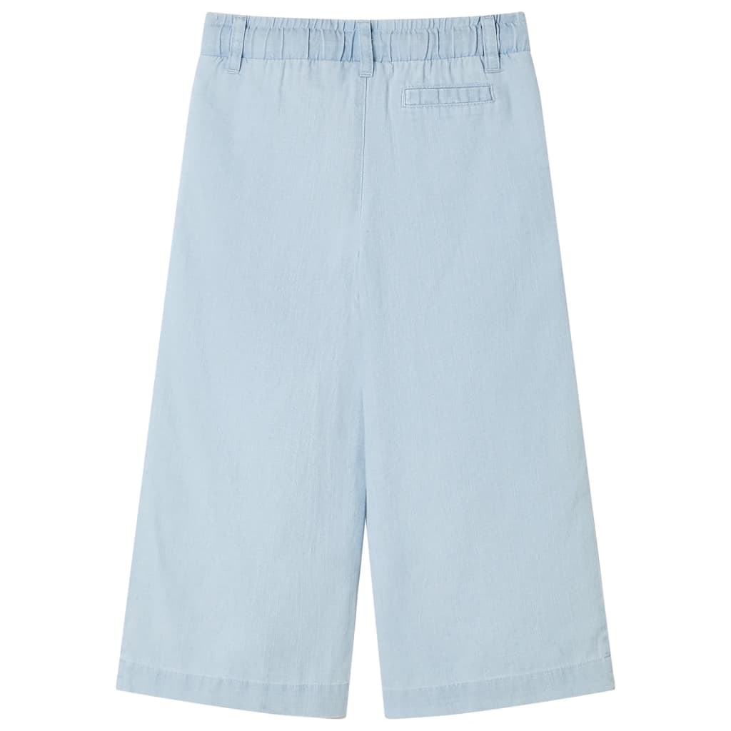 Kinderbroek 104 zachtdenimblauw lichtblauw