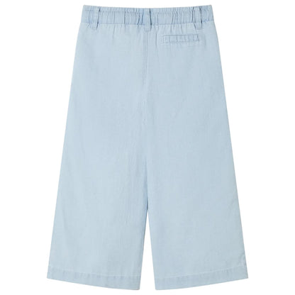Kinderbroek 104 zachtdenimblauw lichtblauw