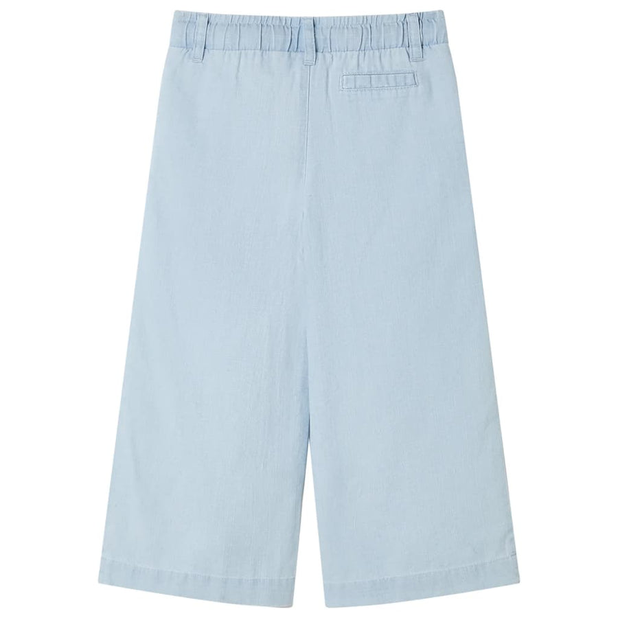 Kinderbroek 104 zachtdenimblauw lichtblauw