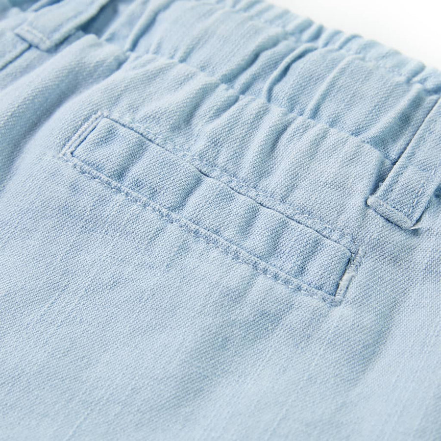 Kinderbroek 104 zachtdenimblauw lichtblauw