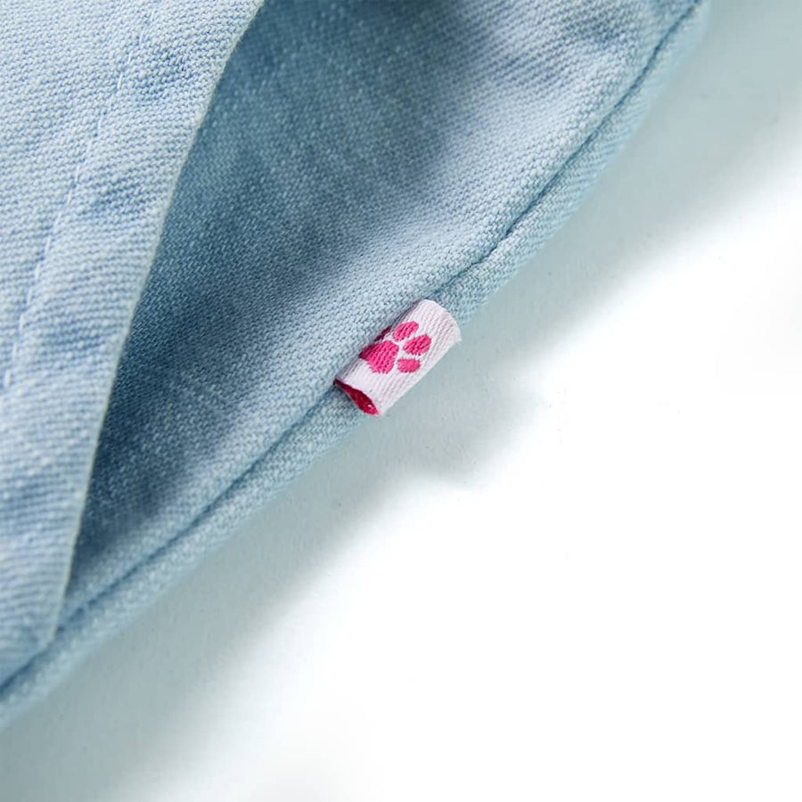 Kinderbroek 116 zachtdenimblauw lichtblauw