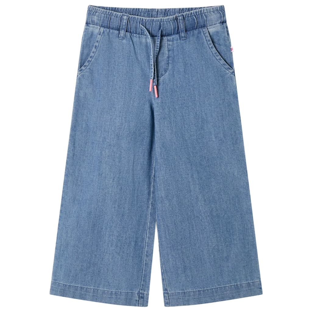 Kinderbroek 92 denimblauw Blauw 92