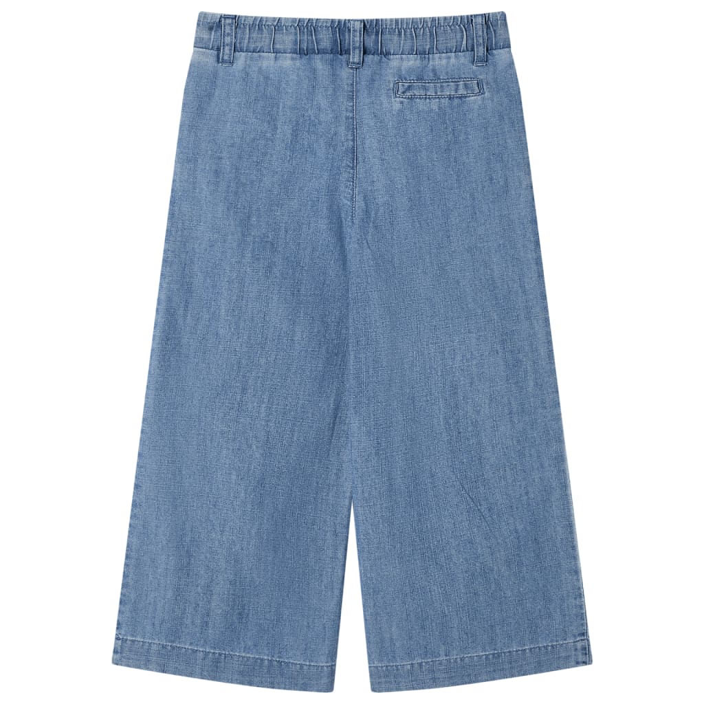 Kinderbroek 92 denimblauw Blauw 92