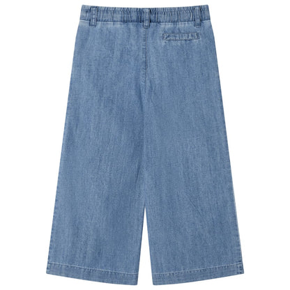 Kinderbroek 92 denimblauw Blauw 92