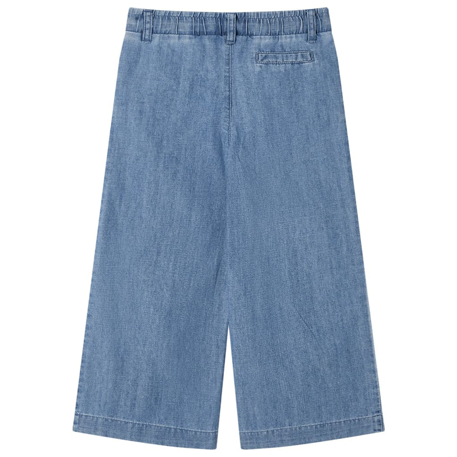 Kinderbroek 92 denimblauw Blauw 92