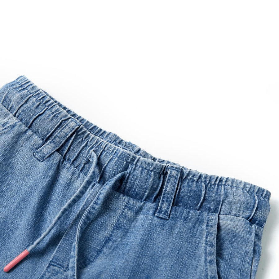 Kinderbroek 92 denimblauw Blauw 92