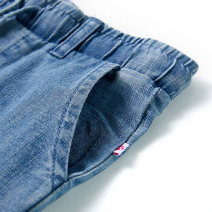 Kinderbroek 92 denimblauw Blauw 92