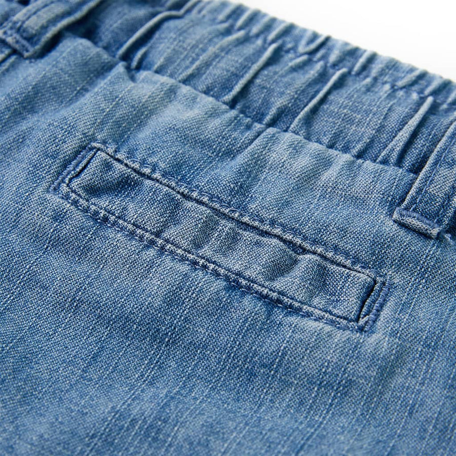 Kinderbroek 92 denimblauw Blauw 92