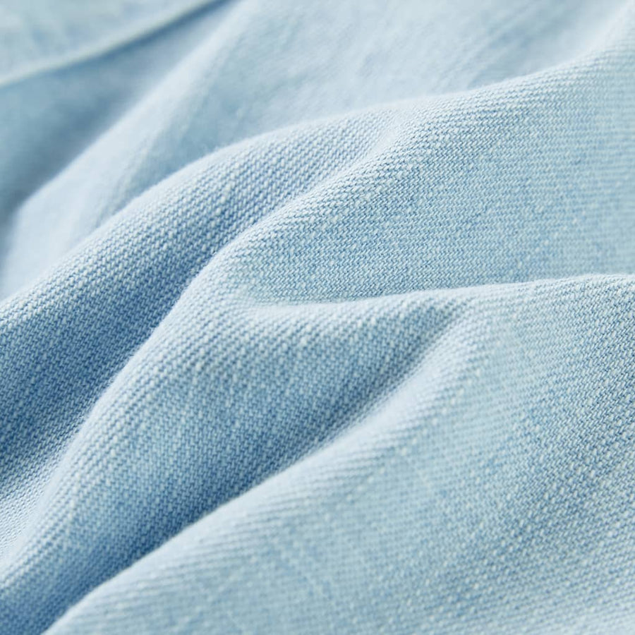 Kinderonesie met korte mouwen 140 zachtblauw