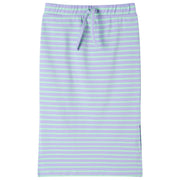 Girl's straight skirt with stripes 128 bright mint green