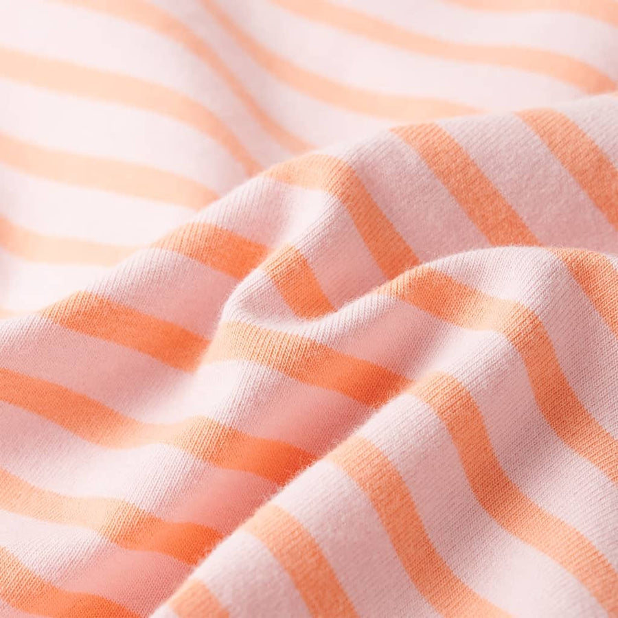 Kinderrokje recht met strepen 116 roze Roze 116