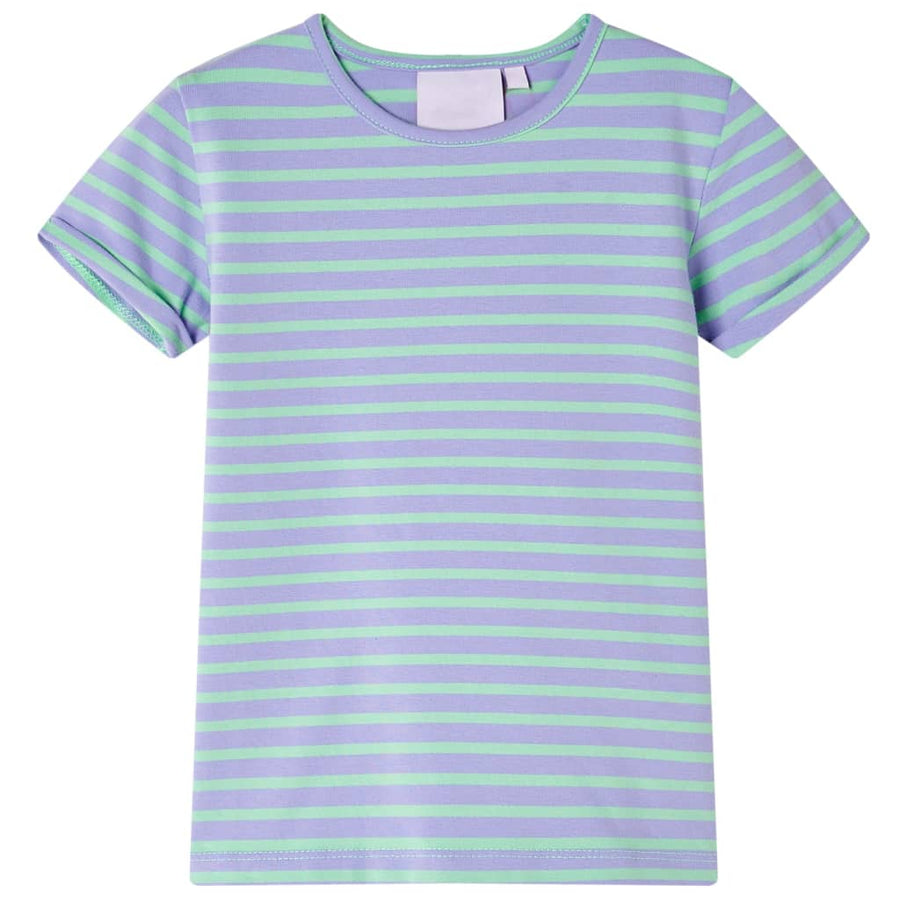 Kindershirt 116 felmintkleurig Mintgroen