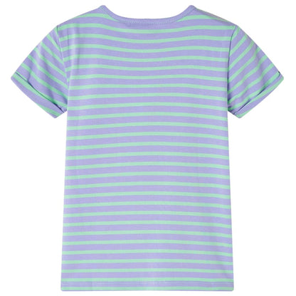 Kindershirt 116 felmintkleurig Mintgroen