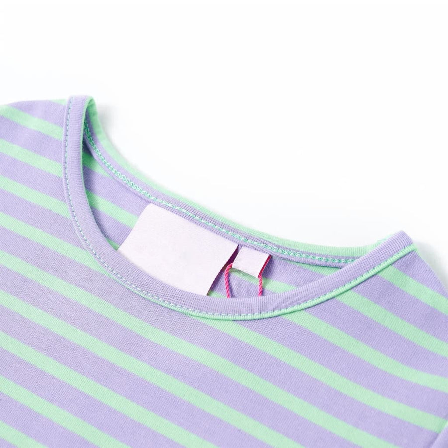 Kindershirt 116 felmintkleurig Mintgroen