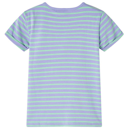 Kindershirt 128 felmintkleurig Mintgroen
