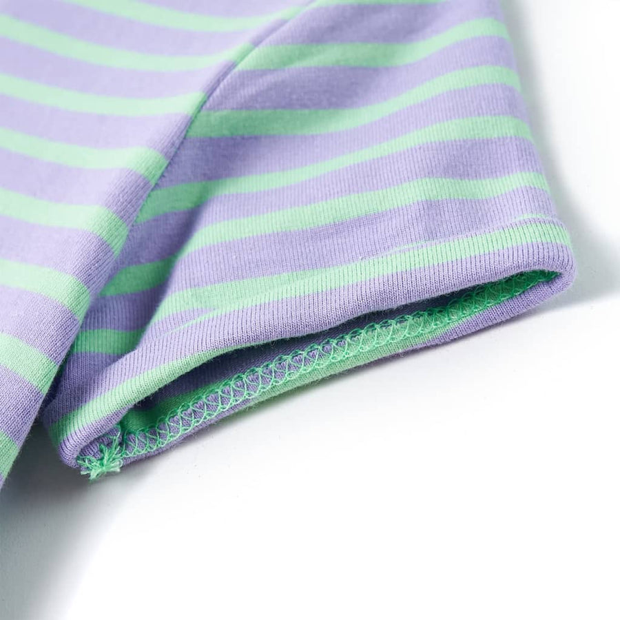 Kindershirt 128 felmintkleurig Mintgroen