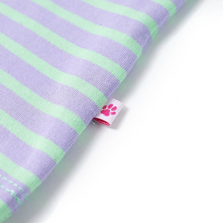 Kindershirt 128 felmintkleurig Mintgroen