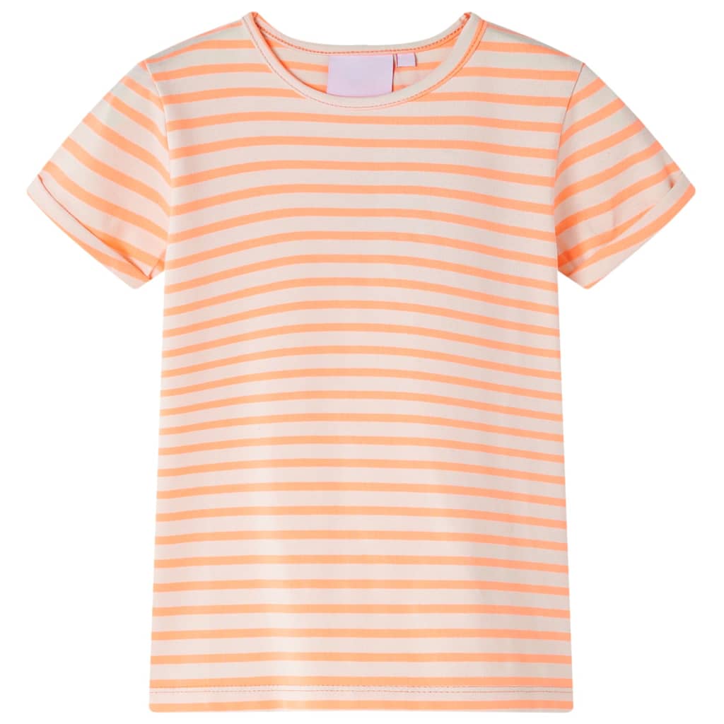 Kindershirt 116 neonoranje orange 116