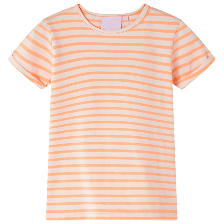 Kindershirt 128 neonoranje orange 128