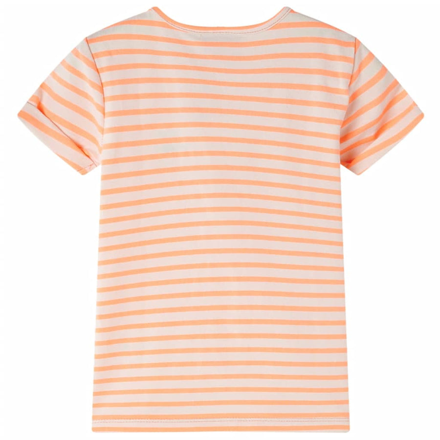 Kindershirt 128 neonoranje orange 128