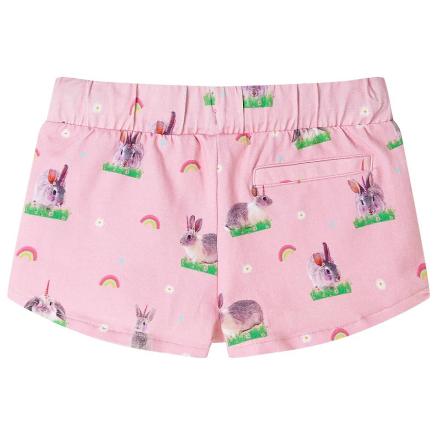 Kindershorts met trekkoord 128 lichtroze 128