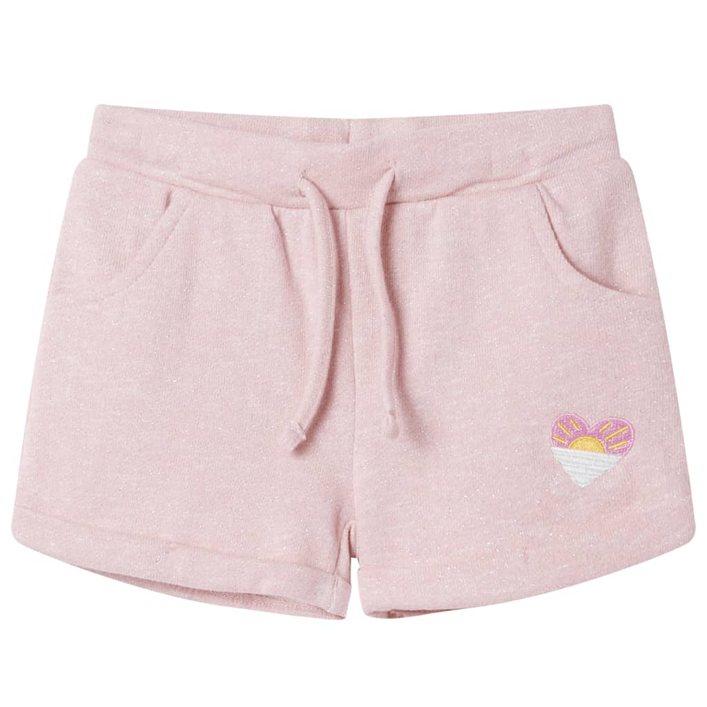 Kindershorts met trekkoord 116 gemengd lichtroze Roze