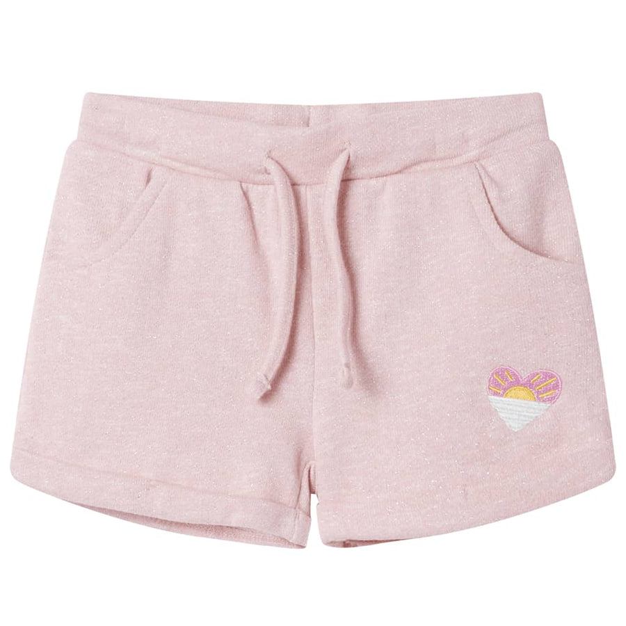 Kindershorts met trekkoord 116 gemengd lichtroze Roze