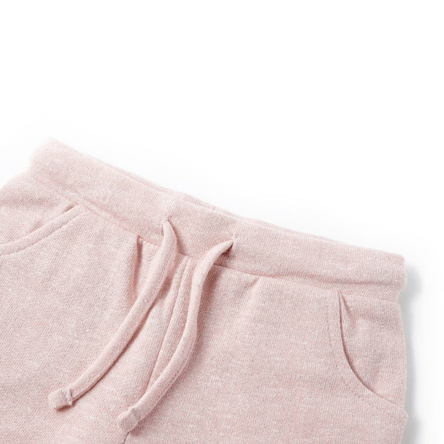 Kindershorts met trekkoord 128 gemengd lichtroze Roze