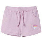 Kids shorts with drawstring 116 mixed lilac