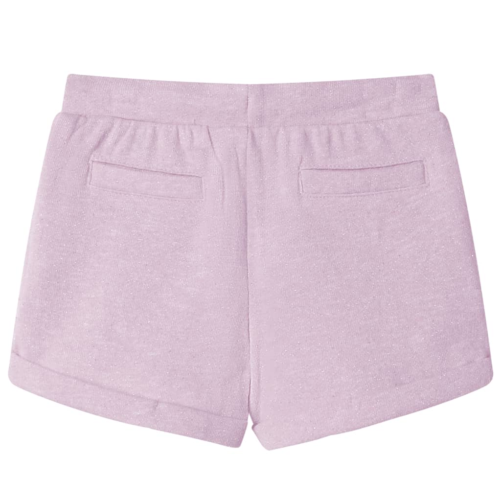 Kindershorts met trekkoord 116 gemengd lila Lila