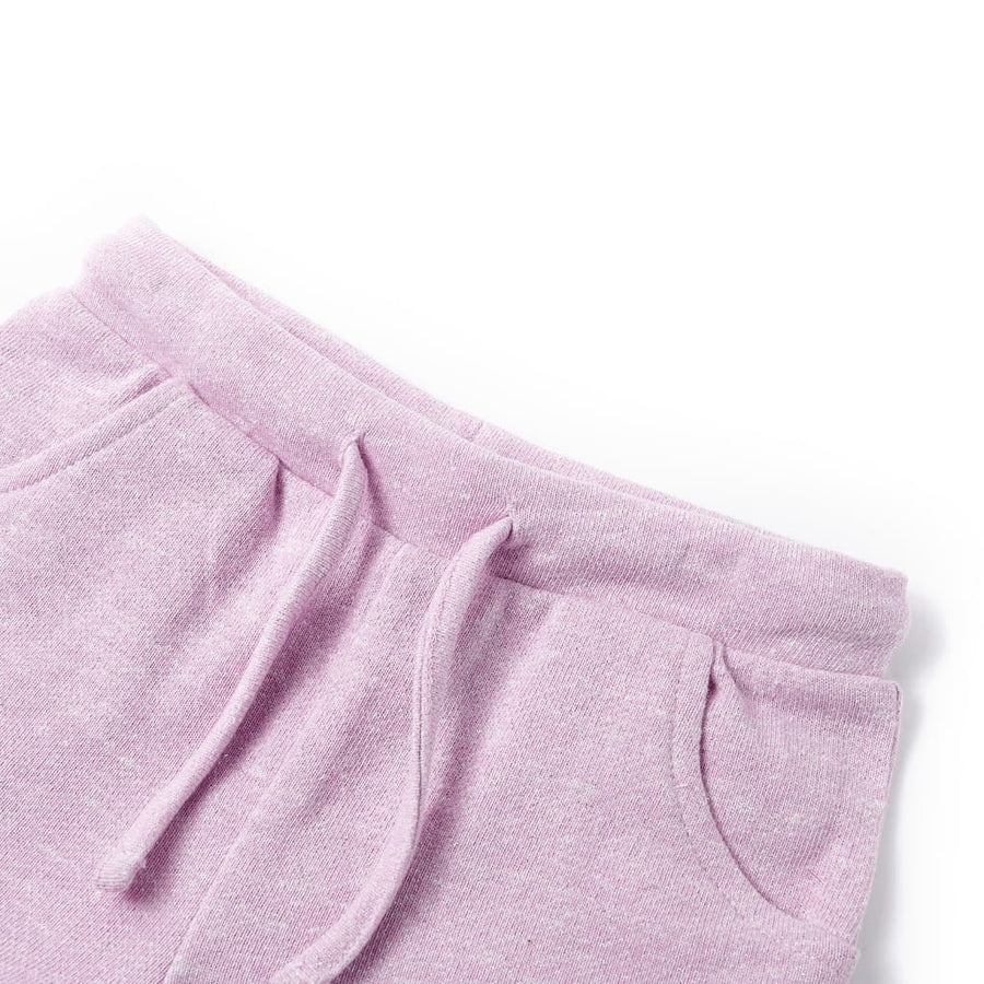 Kindershorts met trekkoord 116 gemengd lila Lila