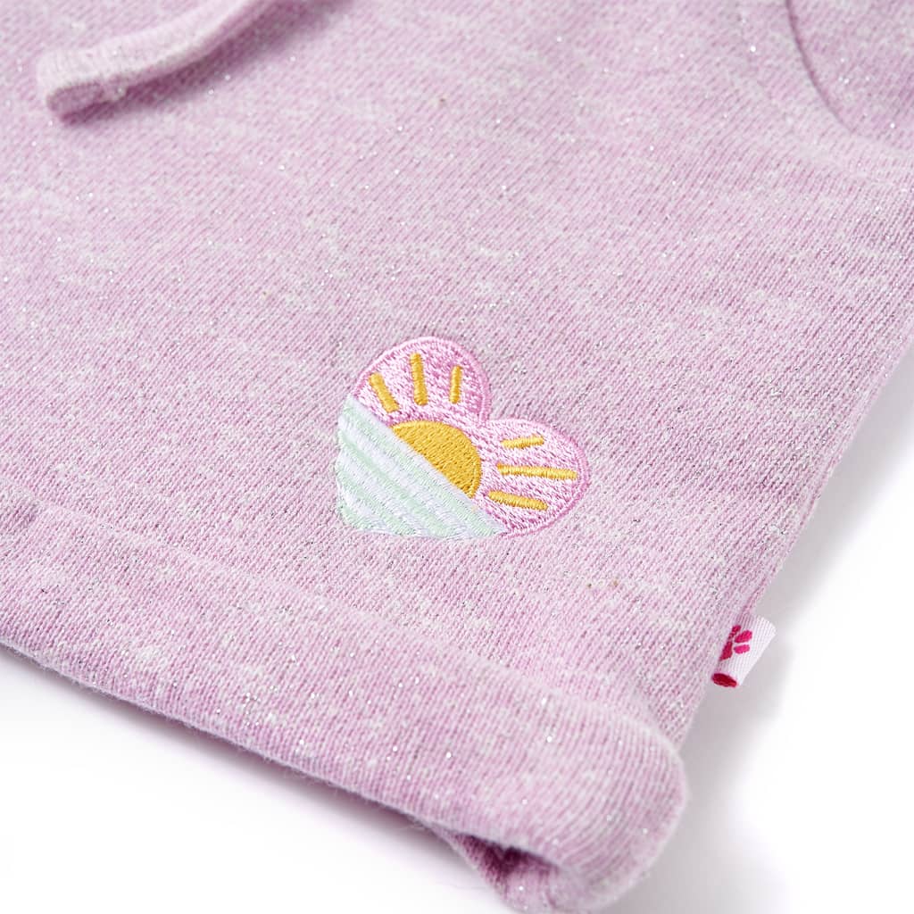 Kindershorts met trekkoord 116 gemengd lila Lila