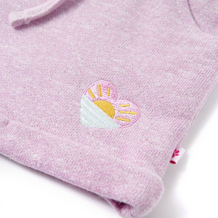Kindershorts met trekkoord 116 gemengd lila Lila