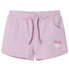 Kids' shorts with drawstring 128 assorted lilac
