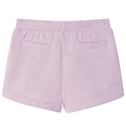 Kindershorts met trekkoord 128 gemengd lila Lila