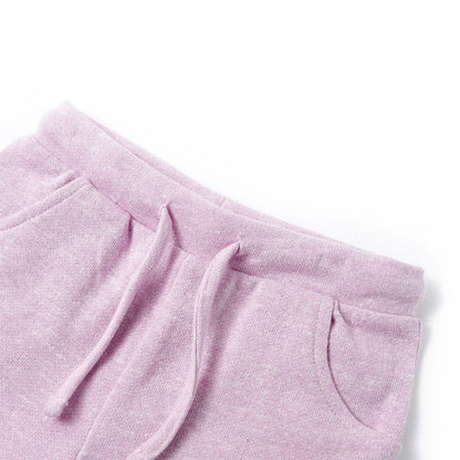 Kindershorts met trekkoord 128 gemengd lila Lila
