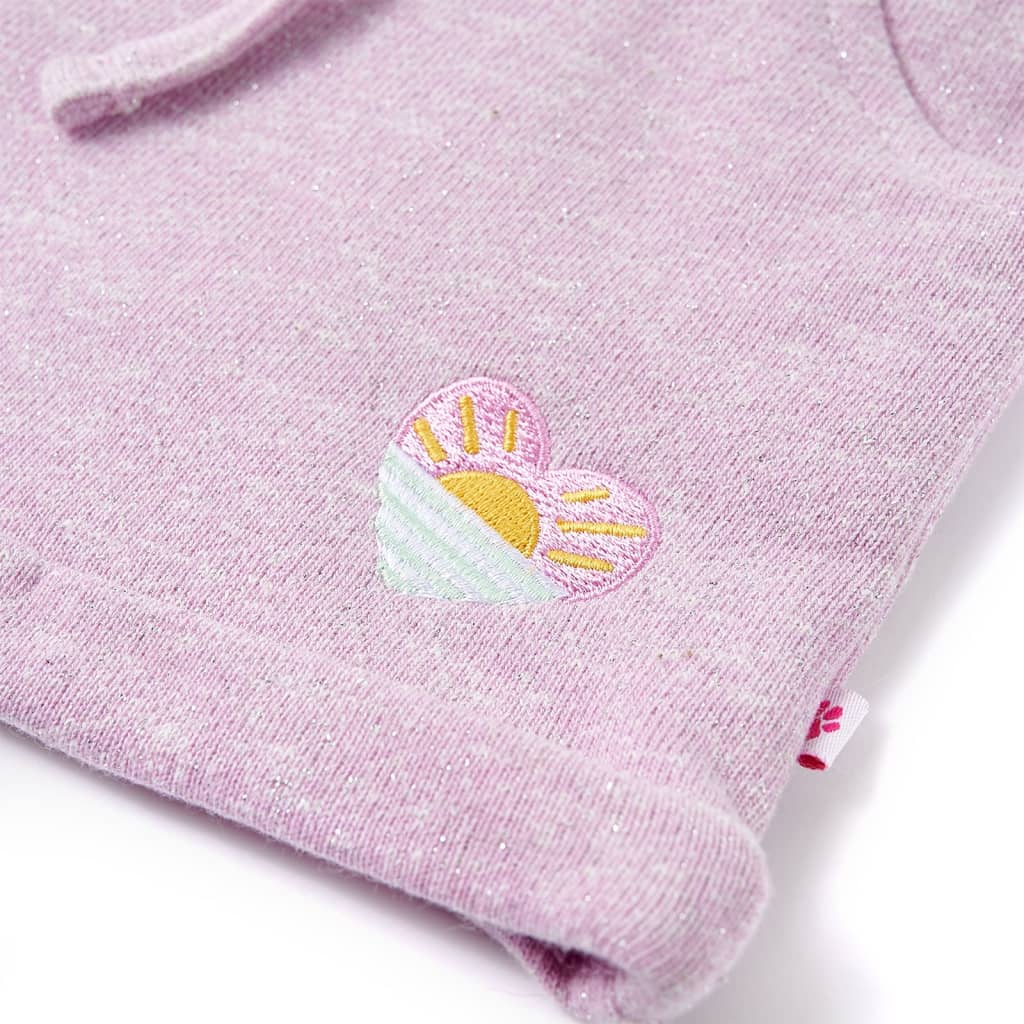 Kindershorts met trekkoord 128 gemengd lila Lila